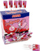 Fiesta Lolipop Caramelo Masticable con Palo Sabor Fresa, Caja Expositora de 100 Unidades. El caramelo extrablando de toda la vida, perfecto para fiestas, piñatas y para los más golosos. Fiesta - frontal