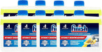 Finish Limpiamáquinas con Aroma a Limón, Mega Pack de 8 x 250ml. La solución definitiva para un mantenimiento de 2 años, eliminando grasa y cal y dejando un frescor duradero. Finish - frontal