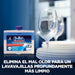 Finish Limpiamáquinas Integral para Lavavajillas, Lote de 6 x 250ml. Fórmula bifásica que disuelve la grasa y elimina la cal de las partes internas para un mantenimiento completo. Finish - presentacion