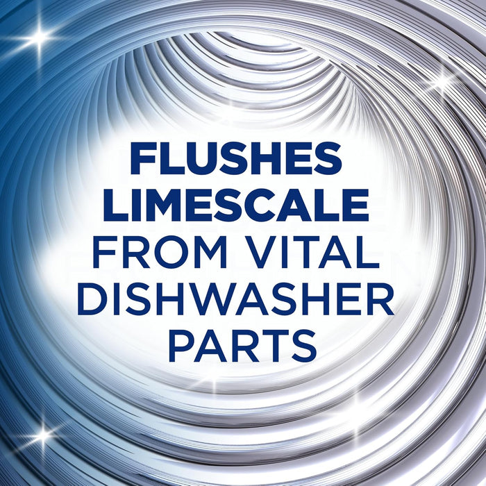 Finish Limpiamáquinas para Lavavajillas, Pack de 1 x 250ml. Elimina la cal, la grasa y el mal olor de las partes ocultas del lavaplatos para un funcionamiento y limpieza óptimos. Finish - lateral