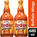 Pack de 2 Salsas Frank's RedHot Buffalo Wings (1360 ml en total). La auténtica salsa americana para alitas, con el equilibrio perfecto de picante y sabor a pimiento y ajo. Frank's Redhot - pack