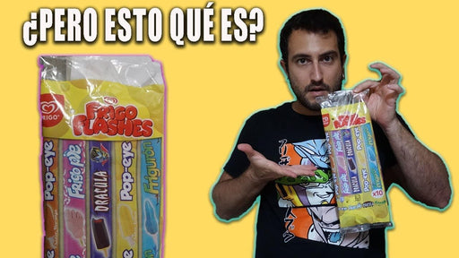 Flash Frigo: Polos Líquidos para Congelar. Pack de 60 Polines con Sabores Clásicos Surtidos de Frigo. Incluye 3 FRIGOPIE, 3 DRACULA, 2 FRIGURON y 2 POPEYE por bolsa. Frigo - pack
