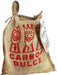 Carbón de Reyes Pifarré, 100 gramos de carbón dulce negro. El clásico regalo para el Roscón de Reyes y el Día de Reyes, presentado en un gracioso saquito tradicional. Frutitoscom - frontal