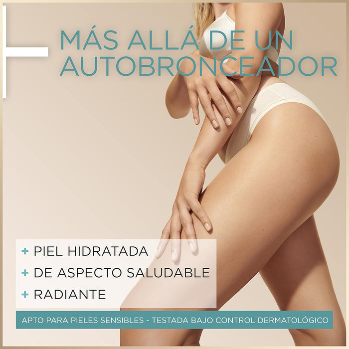 Garnier Delial Mousse Autobronceadora Natural Bronzer (200ml): Consigue un bronceado intenso y luminoso con una fórmula vegana y 92% de origen natural. Garnier - presentacion