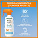 Garnier Delial Niños Sensitive Advanced, Protector Solar en Pistola Spray FPS 50+, 270ml. Muy alta protección para la piel sensible de los niños, muy resistente al agua, arena, sal y cloro. Garnier - ingredientes