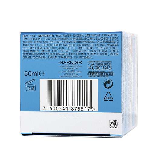 Garnier SkinActive Hydra Bomb Gel de Noche Hidratante, 50ml. Un tratamiento intensivo con ácido hialurónico y goji que regenera y revitaliza la piel mientras duermes. Garnier - pack
