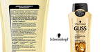 Pack Ahorro de 3 botes de Champú Gliss Ultimate Oil Elixir (3x400ml). Tratamiento con elixir de aceite de argán para reparar y nutrir el cabello quebradizo y seco. Gliss - ingredientes