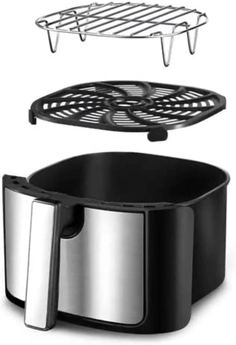 Freidora de Aire Digital Gourmia GAF798 de 6,6 Litros. Cocina de forma saludable con hasta un 80% menos de grasa gracias a su tecnología FryForce 360° y sus 10 funciones. Gourmia - detalle