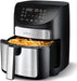 Freidora de Aire Digital Gourmia GAF798 de 6,6 Litros. Cocina de forma saludable con hasta un 80% menos de grasa gracias a su tecnología FryForce 360° y sus 10 funciones. Gourmia - pack