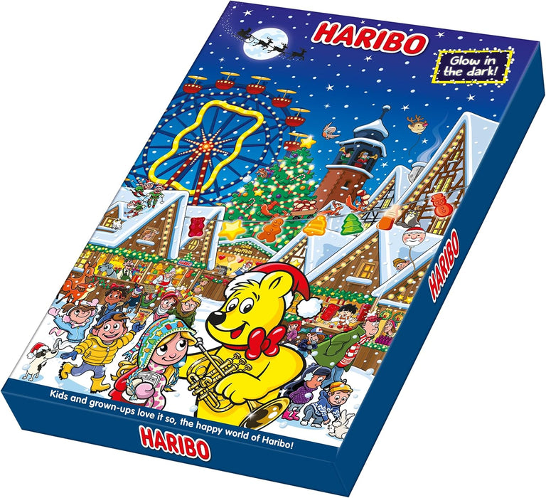 Calendario de Adviento HARIBO con 24 sorpresas de gominolas (300g). La cuenta atrás para Navidad más divertida con una mezcla de los mejores dulces y caramelos de la marca. Haribo - ingredientes