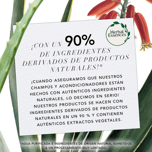 Herbal Essences Detox Diario Volumen, Champú para Cabello Fino con Naranja y Menta, 400ml. Una fórmula inspirada en la naturaleza para un pelo limpio, brillante y con cuerpo. Herbal Essences - pack