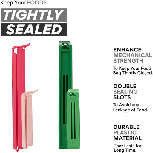 Ikea BEVARA Set de 30 Clips para Sellar Bolsas, Multicolor. Mantén tus alimentos frescos por más tiempo y organiza tu despensa con estas prácticas pinzas de cierre hermético en dos tamaños. Ikea - pack