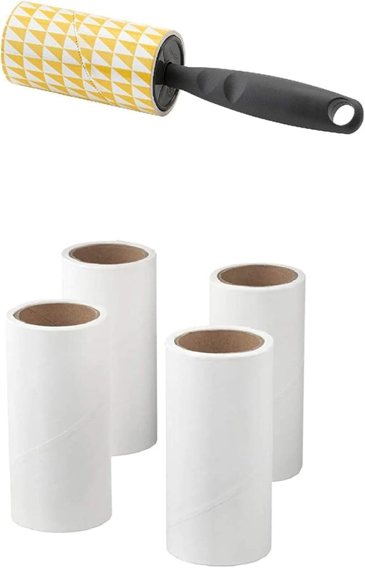 IKEA BÄSTIS Kit Ahorro: 1 Rodillo Quitapelusas + 4 Recambios. Un total de 300 hojas y 55 metros de limpieza para un hogar libre de pelos y pelusas. Ikea - frontal