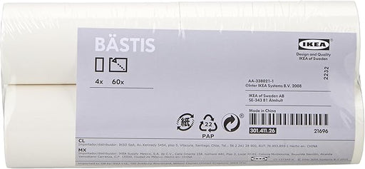 IKEA BÄSTIS Pack de 16 Recambios para Rodillo Quitapelusas. Mantén tu ropa y hogar libres de pelos y polvo. Compatibles con el mango BÄSTIS. Ikea - frontal