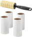 IKEA BÄSTIS Pack de 4 Rodillos Quitapelusas Completos. Mantén uno en casa, en el coche y en la oficina. Cada rodillo incluye 40 hojas adhesivas. Mango gris. Ikea - frontal