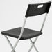 Ikea GUNDE Silla Plegable, Negro. La solución perfecta y económica para tener asientos extra. Ligera, resistente y fácil de guardar, es ideal para visitas, eventos y espacios pequeños. Ikea - ingredientes
