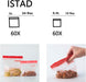 Ikea ISTAD Pack de 120 Bolsas Reutilizables con Cierre, Rojas. El set perfecto para snacks y porciones pequeñas, con 60 bolsas de 1L y 60 de 0,4L. Aptas para congelador y microondas. Ikea - pack