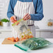 Ikea ISTAD Pack de 30 Bolsas de Congelación Grandes y Reutilizables. Incluye 15 bolsas de 6L y 15 de 4,5L, perfectas para almacenar grandes alimentos, ropa o para organizar tus viajes. Ikea - detalle