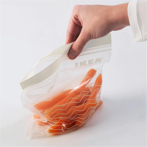 Ikea ISTAD Pack de 50 Bolsas para Congelar con Cierre, Amarillo/Blanco. El set de inicio perfecto con 25 bolsas de 2,5L y 25 de 1,2L para organizar tu cocina y conservar tus alimentos. Ikea - pack