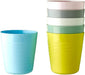 Ikea KALAS Set de 6 Vasos de Plástico para Niños, Multicolor. La vajilla reutilizable perfecta para el día a día y las fiestas infantiles. Irrompibles, apilables y muy coloridos. Ikea - frontal