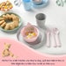 Ikea KALAS Vajilla Infantil Completa de 36 Piezas, Multicolor. Incluye 6 platos, 6 cuencos, 6 vasos y 18 cubiertos. Duradera, apilable y perfecta para las comidas diarias y fiestas. Ikea - extra
