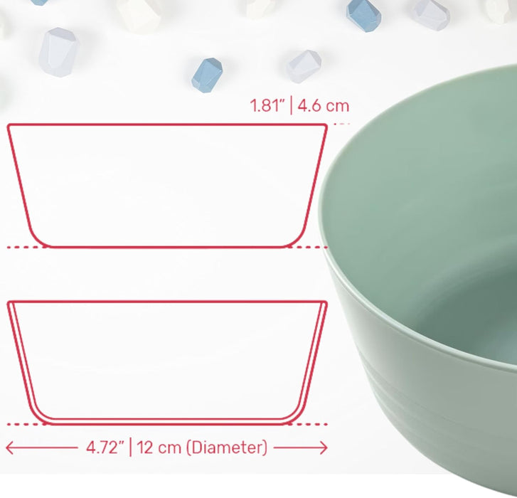 Ikea KALAS Vajilla Infantil Completa de 36 Piezas, Multicolor. Incluye 6 platos, 6 cuencos, 6 vasos y 18 cubiertos. Duradera, apilable y perfecta para las comidas diarias y fiestas. Ikea - presentacion