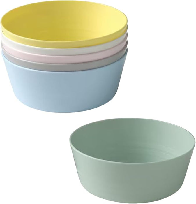 Ikea KALAS Vajilla Infantil Completa de 36 Piezas, Multicolor. Incluye 6 platos, 6 cuencos, 6 vasos y 18 cubiertos. Duradera, apilable y perfecta para las comidas diarias y fiestas. Ikea - zoom