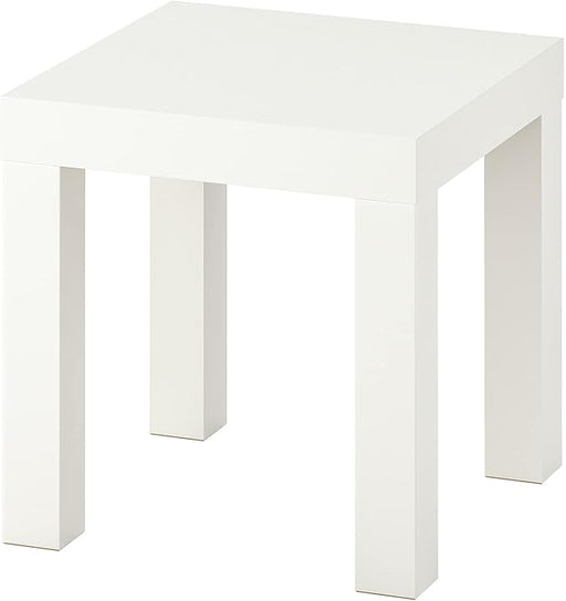 Ikea LACK Mesa Auxiliar Pequeña, 35x35 cm, Blanco. La solución de mobiliario más compacta y versátil, ideal como mesita de noche, soporte para plantas o para encajar en espacios reducidos. Ikea - frontal