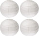 Ikea REGOLIT Pack de 4 Pantallas para Lámpara de Techo, 45 cm. Crea una iluminación ambiental armoniosa y de diseño en tu hogar con este set de 4 icónicas lámparas de papel de arroz. Ikea - frontal