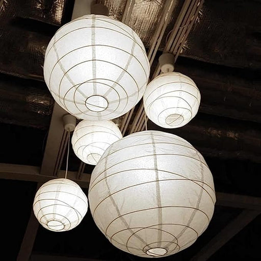 Ikea REGOLIT Pantalla para Lámpara de Techo, 45 cm. La icónica lámpara de papel de arroz hecha a mano que crea una iluminación suave y acogedora en cualquier estancia de tu hogar. Ikea - frontal