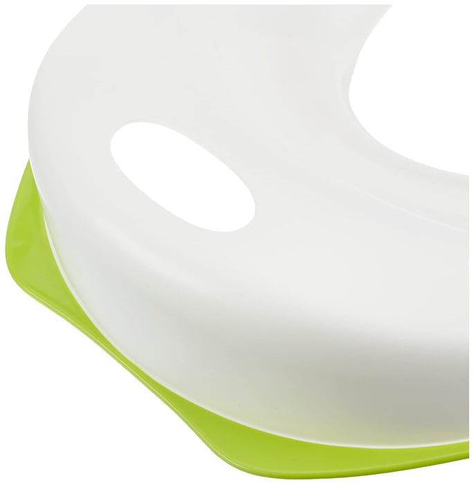 IKEA TOSSIG Asiento Reductor de Inodoro para Niños, Blanco/Verde. Adaptador de WC infantil seguro y cómodo con base antideslizante para aprender a ir al baño. Ikea - ingredientes