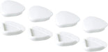 Ikea UNDVIKA Pack de 8 Protectores de Esquinas Adhesivos, Blanco. La solución fácil de instalar para proteger a tu bebé de los cantos afilados de las mesas y muebles en tu hogar. Ikea - frontal