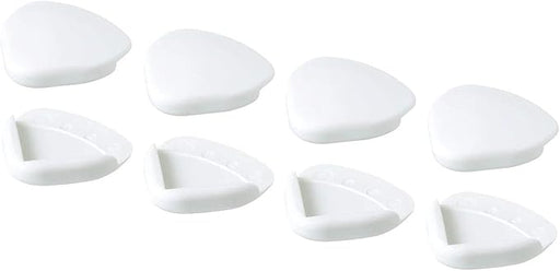 Ikea UNDVIKA Pack de 8 Protectores de Esquinas Adhesivos, Blanco. La solución fácil de instalar para proteger a tu bebé de los cantos afilados de las mesas y muebles en tu hogar. Ikea - frontal