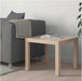 Mesa Auxiliar IKEA LACK de 55x55 cm en efecto roble teñido blanco. Un mueble icónico, ligero y fácil de montar, ideal como mesa de centro, mesita de noche o soporte. Ikea - lateral