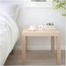 Mesa Auxiliar IKEA LACK de 55x55 cm en efecto roble teñido blanco. Un mueble icónico, ligero y fácil de montar, ideal como mesa de centro, mesita de noche o soporte. Ikea - presentacion