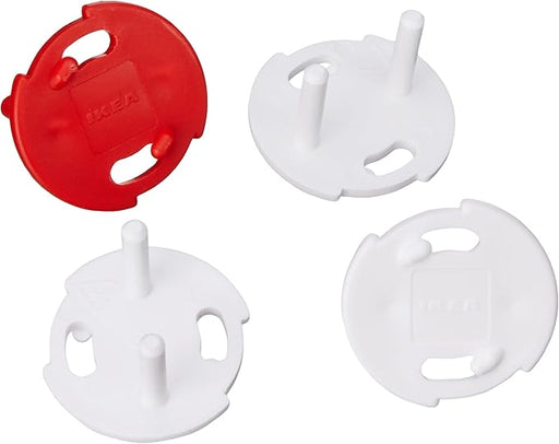 Pack de 12 Protectores de Enchufes IKEA PATRULL para Seguridad Infantil. Tapones de seguridad para evitar que los niños introduzcan objetos o dedos en las tomas de corriente. Ikea - frontal