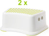 Pack de 2 Escalones Infantiles IKEA FÖRSIKTIG. La solución doble con dos taburetes antideslizantes para tener uno en el baño y otro en la cocina. Máxima seguridad y comodidad. Ikea - uso