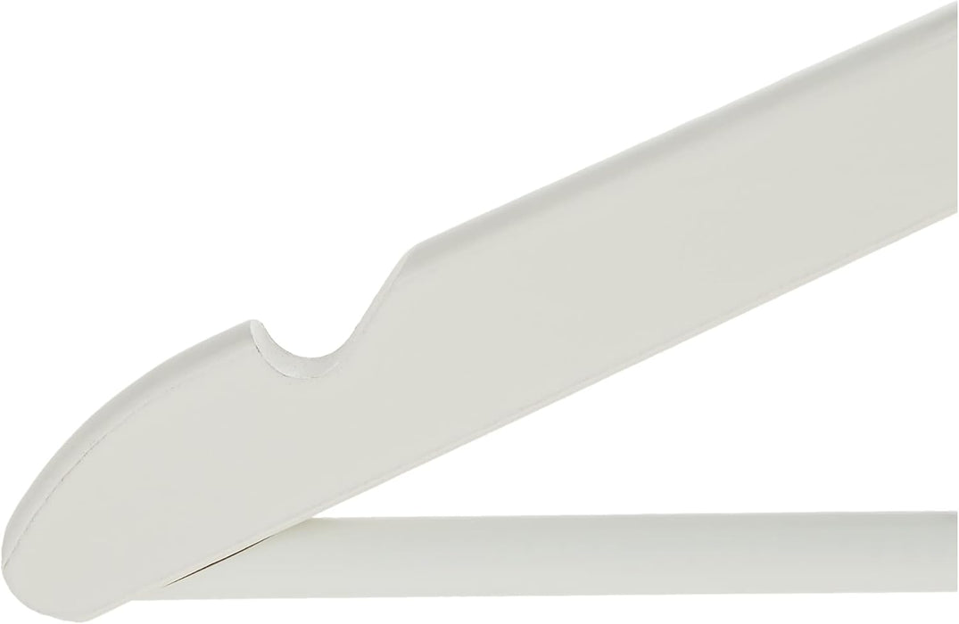 Pack de 8 Perchas de Madera Maciza IKEA BUMERANG en color Blanco. Unas perchas robustas y elegantes para cuidar tu ropa y dar un toque de calidad y orden a tu armario. Ikea - ingredientes