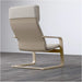 Sillón Mecedora IKEA PELLO de Diseño Atemporal. Un asiento cómodo y relajante con un suave balanceo, respaldo alto para apoyo cervical y una resistente estructura de acero. Ikea - ingredientes
