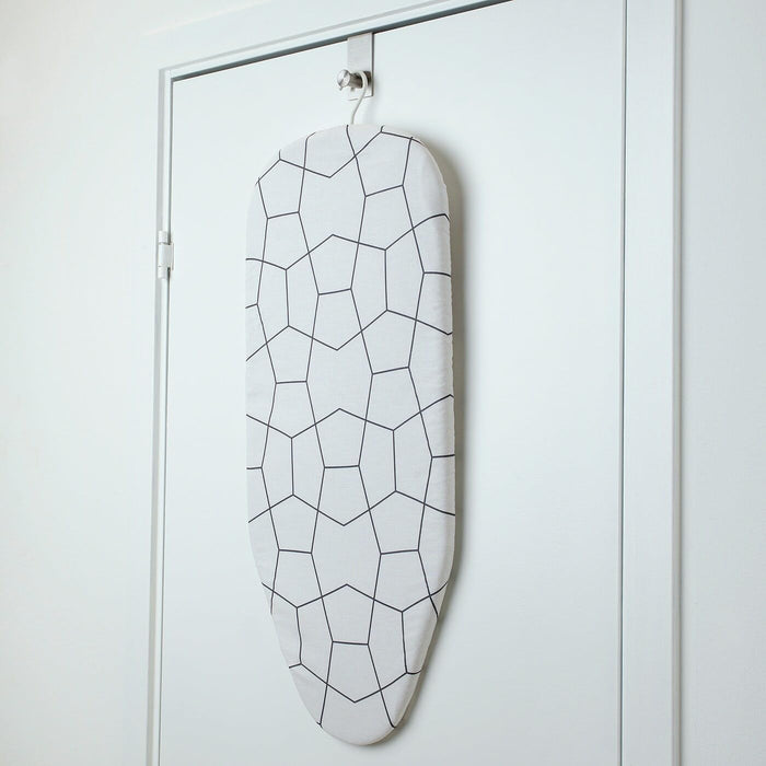 Tabla de Planchar de Mesa IKEA JÄLL. Una solución de planchado compacta (73x32 cm), plegable y con gancho para colgar, ideal para espacios pequeños y planchados rápidos. Ikea - detalle