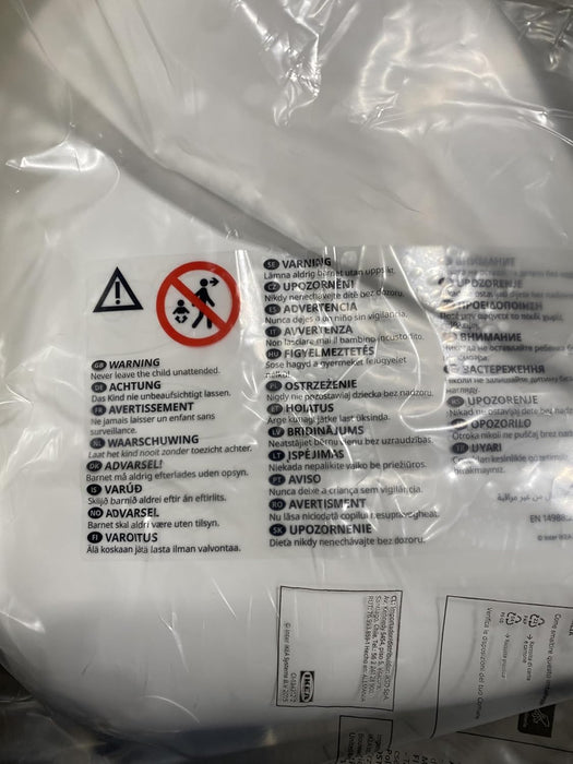 Trona para Bebé IKEA ANTILOP en color blanco, una silla alta segura y funcional con cinturón de seguridad incluido, fácil de desmontar, transportar y limpiar. Ikea - extra