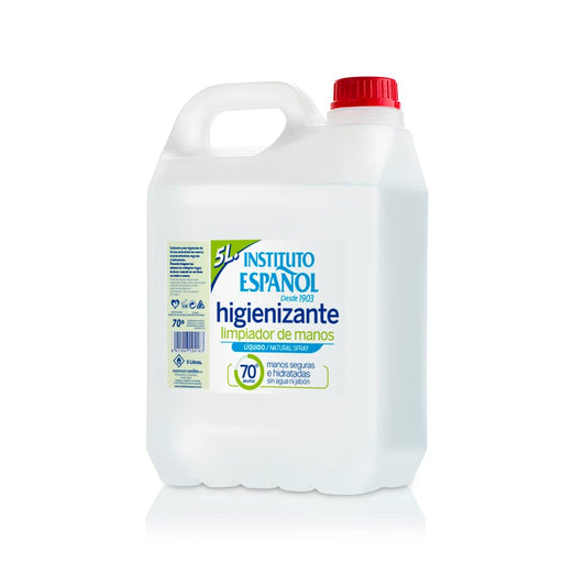 Limpiador Higienizante Bacteroline de Instituto Español, formato ahorro de 5 litros, una solución líquida de alta calidad para una limpieza y desinfección profunda. Instituto Español - frontal
