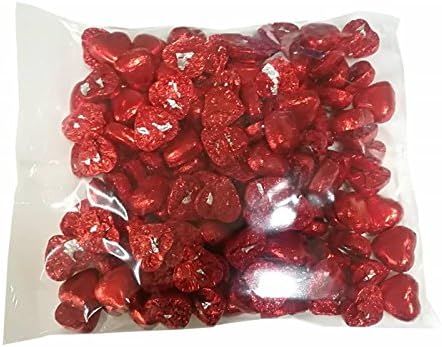 Corazones de Chocolate con Leche Rellenos de Crema, bolsa de 1Kg (140 uds aprox). Bombones cremosos ideales para eventos, mesas dulces, San Valentín o para hostelería. Interdulces - frontal