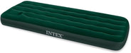 Colchón Hinchable Individual Compacto Intex Classic Downy (76x191x22 cm). La cama de aire más ligera y portátil, ideal para una persona en acampadas, festivales o viajes. Intex - frontal