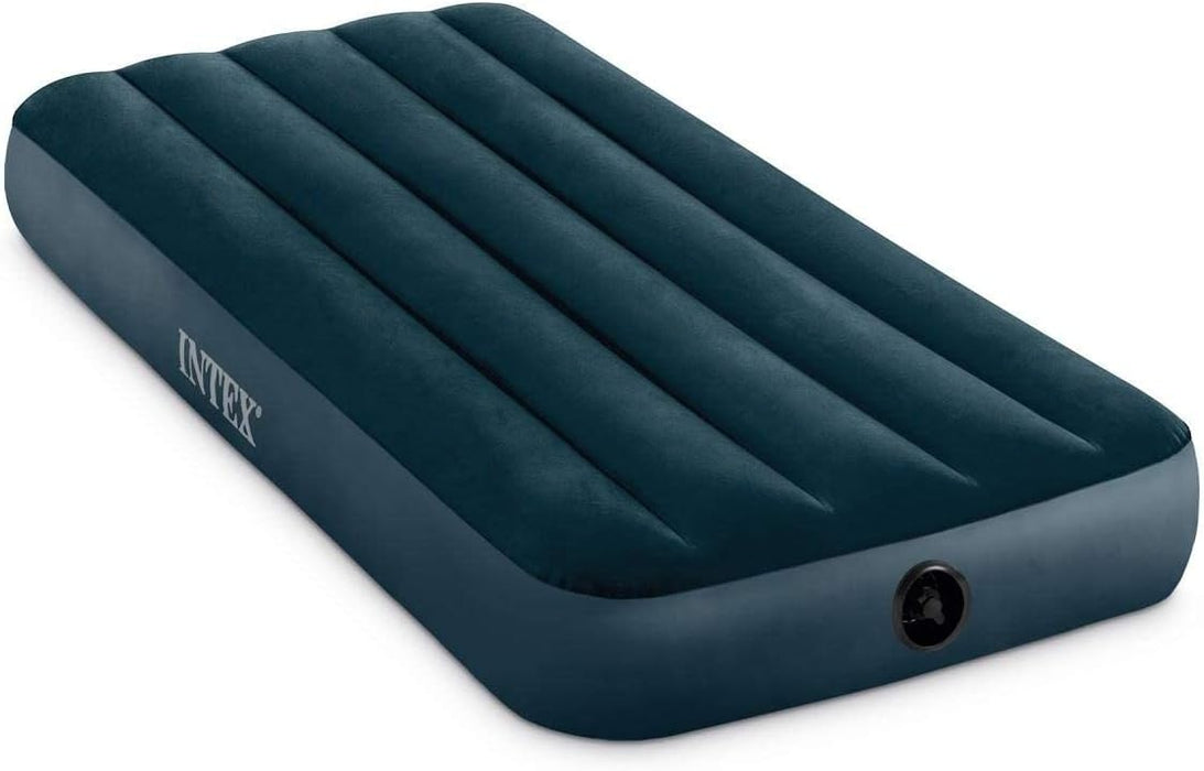 Colchón Hinchable Individual Intex con Tecnología Fiber-Tech. Una cama de aire para una persona con soporte equilibrado, superficie flocada y un plegado que no ocupa espacio. Intex - ingredientes