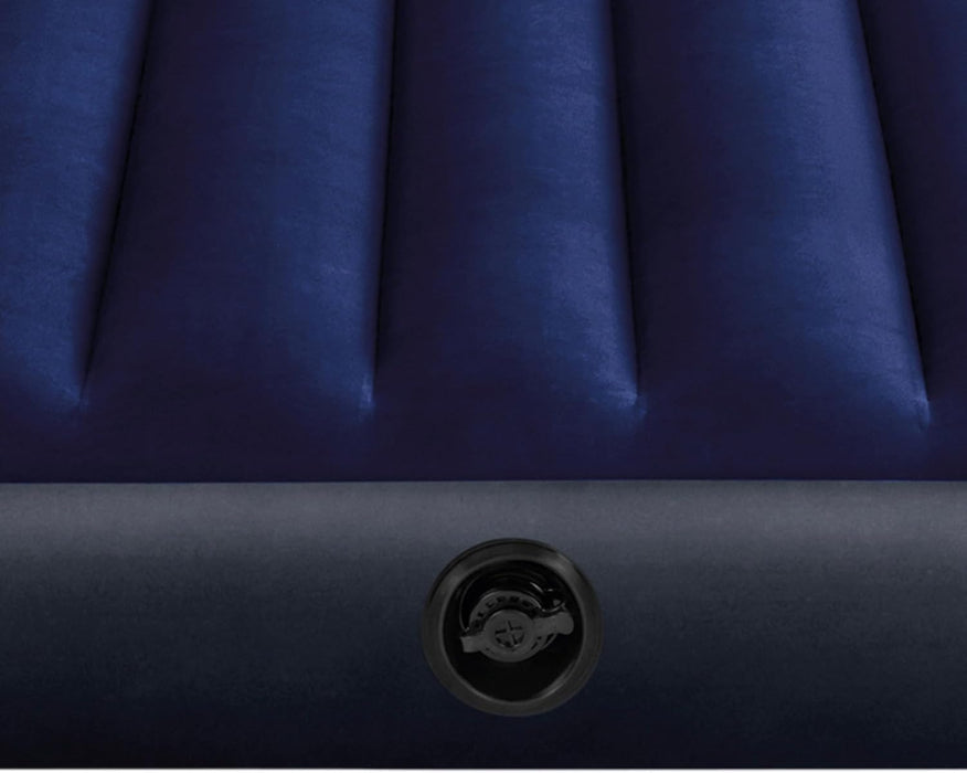 Colchón Hinchable Queen Intex Dura-Beam Classic Downy (152x203x25 cm). Cama de aire de gran tamaño para 2 personas con tecnología Fiber-Tech para un confort postural superior. Intex - detalle