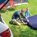 Inflador Eléctrico Intex Quick Fill con doble conexión (220V y 12V). Una bomba de aire portátil con 3 boquillas y función de inflado y desinflado rápido para tus hinchables. Intex - uso