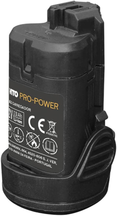 Taladro atornillador inalámbrico iTools de 12V con batería de litio de 1.5Ah de carga rápida. Incluye luz LED, función reversible y maletín con 13 accesorios. Itools - zoom