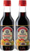 Kikkoman Salsa de Soja para Sushi y Sashimi, Pack de 2 Botellas (2x250ml). La salsa perfecta para tus platos japoneses, con un sabor más suave y ligeramente dulce que realza el pescado crudo. Kikkoman - frontal