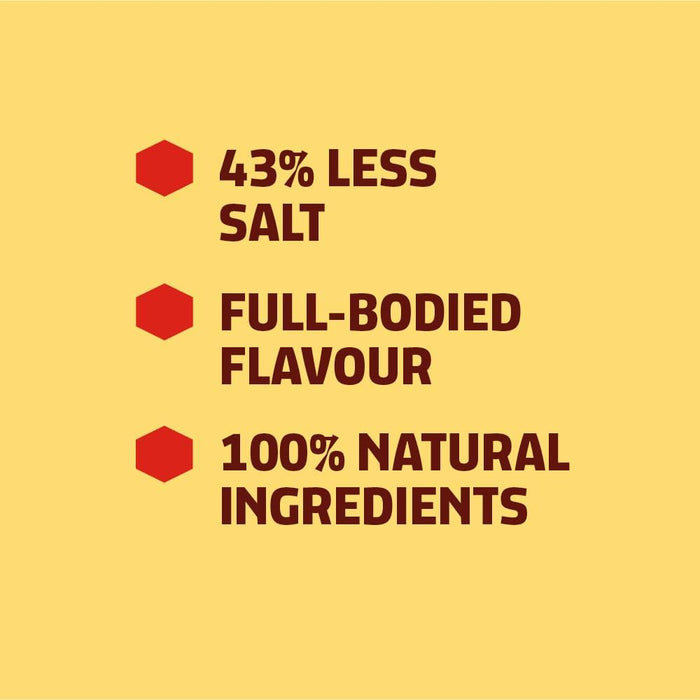 Salsa de Soja Kikkoman Baja en Sal de 250ml. Disfruta de todo el sabor y el aroma de la salsa de soja fermentada naturalmente, pero con un 43% menos de sodio. Kikkoman - lateral